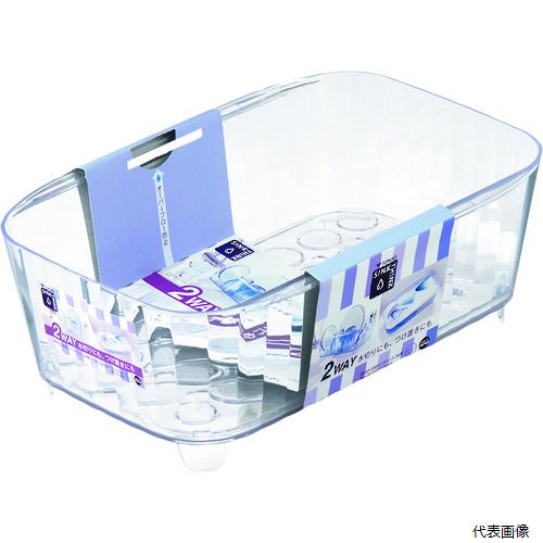 新輝合成 03003 TONBO シンクシンク2WAY水切りバスケット34型