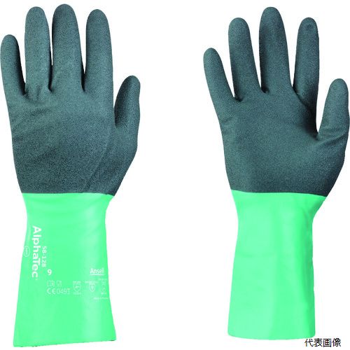【特長】 ●JIST8116適合品です。 ●ANSELLGRIP技術により、濡れた部品やオイルが付着した部品を取り扱う際に感度の良い動作が可能となり、高いグリップ力や快適な装着感があります。 ●独自の「薄手ニトリル技術」により薄いバリアを形成し、オイルやその他の液状の刺激物から優れた保護性能を発揮します。 ●手の疲労と不快感を最低限に抑えることで作業者の生産性を最大限に引き出します。 ●使用者の手の形状に馴染むため、自然な手や指の動作が可能です。 【用途】 ●化学薬品取り扱いなどに。 ●自動車関連などに。 ●プレス射出成形に。 ●機器の修理およびメンテナンスなどに。 ●部品の組み立てと取り付けなどに。 ●金属加工、ガラス加工などに。 ●原料倉庫に。 ●塗装作業に。 【仕様】 ●色：グレー/グリーン ●サイズ：S ●全長(cm)：32.0〜32.8 ●手のひら周り(cm)：21.4 ●中指長さ(cm)：7.8 ●厚さ(mm)：0.6 ●ENISO374-1：2016規格：TypeA-JKLOPT ●EN388：2003規格：耐摩耗レベルX、耐切創レベル1、耐引裂レベル2、耐突刺レベル1 ●EN388：2016規格：耐摩耗レベル2、耐切創レベル1、耐引裂レベル2、耐突刺レベル1、ENISO耐切創レベルA ●ASTMF739(JIST8116)試験データあり ●AQL(合格品質水準)：0.65 【材質／仕上】 ●繊維部：ナイロン ●すべり止め部：ニトリルゴム 【入数】 ●1双 他のサイズはこちら 在庫のない商品は検索に表示されない場合がございます　