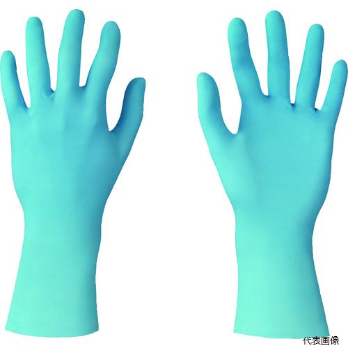 【特長】 ●JIST8116適合品です。 ●革新的なニトリル配合により、優れた化学的および機械的特性・快適さ・器用さを提供します。 ●ロールカフを使用し、手首に追加の保護性能と安全なフィット感を提供します。 ●指先の質感のある仕上げでグリップ力が向上しました。 ●100％ニトリル材質で、ワックス・シリコーン・可塑剤は不使用です。 【用途】 ●化学物質の処理に。 ●食品加工とサービスに。 ●複雑な部品の取り扱いに。 ●実験室での作業に。 ●製薬およびライフサイエンスに。 【仕様】 ●色：ライトブルー ●サイズ：M ●全長(cm)：30.0 ●手のひら周り(cm)：20.6 ●中指長さ(cm)：8.1 ●厚さ(mm)：0.11 ●すべり止め：あり ●エンボス加工：指先 ●粉(あり・なし)：なし ●左右の区別：左右兼用 ●EN374-1：2016規格：TypeB-JKT ●ASTMF739(JIST8116)試験データあり ●シリコンフリー ●ENISO374-5VIRUS規格品（抗ウイルス性能） 【材質／仕上】 ●ニトリルゴム(NBR) 【入数】 ●1箱/100枚 他のサイズはこちら 在庫のない商品は検索に表示されない場合がございます　