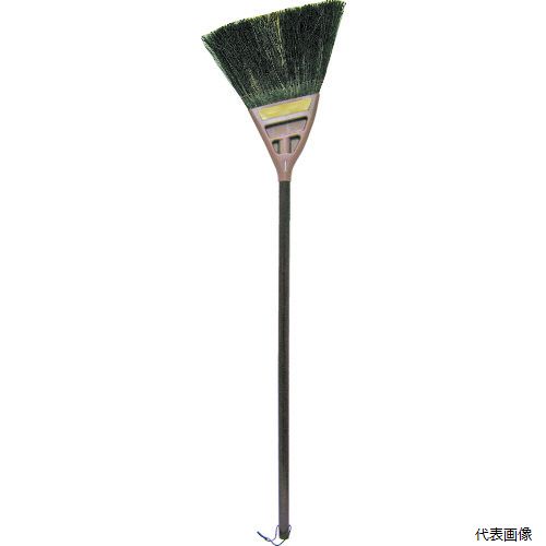日本クリンテック 394541 イイとこ取りほうき ハイブリッドタイプ セミロング木柄