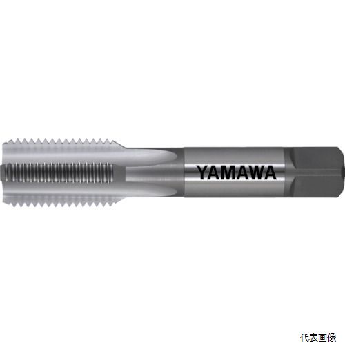 【特長】 ●アルミ等比較的軟らかい材料の部品で、めねじ補強、耐久性増加の目的で、インサートコイルを挿入するためのめねじを加工します。 ●インサートコイルを挿入するめねじは、コイルの厚さ分組み合わされるおねじより、ねじ径が大きくなっているため、インサートコイルねじ用タップのねじ径もその呼び径より大きくなっています。 ●下穴径も大きくなりますので、適切な下穴径で使用してください。 ●シャンク部大きくなっていますので、適切なホルダで使用してください。 ●めねじの収縮をみこんだIb+30のオーバサイズタップもあります。 【用途】 ●被削材：アルミ圧延材、アルミ合金鋳物、亜鉛合金鋳物に。 【仕様】 ●先端：上 ●精度：1b ●精度表記：1b級 ●呼び寸法：M22 ●ピッチ(mm)：1.5 ●ねじ長さ(mm)：39 ●全長(mm)：120 ●シャンク径(mm)：19 ●シャンク四角部(mm)：15 ●下穴径(mm)：22.50 ●加工ねじ：メートルねじ ●表面処理：ノンコーティング ●食い付山数：1.5山 ●外径の基準寸法(mm)：23.948 ●シャンク長(mm)：55 ●シャンク四角部の長さ(mm)：18 ●溝数：4 ●加工ねじ：メートルねじ 【材質／仕上】 ●高速度工具鋼（HSS） 【入数】 ●1本 他のサイズはこちら 在庫のない商品は検索に表示されない場合がございます