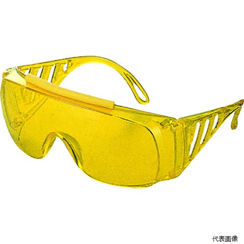 トラスコ GS-33 TRUSCO 一眼型サイド付セーフティグラス 黄