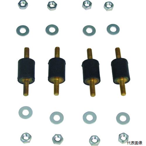 【スタンプラリー】アルバック ME-12(M4) 4PIECES 防振ゴム ME-12(M4) 4個入