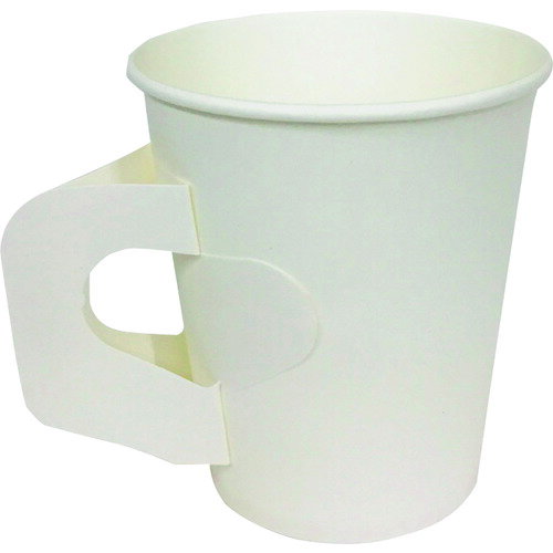 シモジマ 004536037 HEIKO ペーパーカップ ハンドル付き 7オンス 口径73mm ホワイト 100個入り