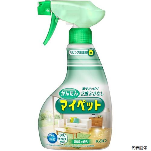 【特長】 ●床・照明器具・電気製品や、壁・家具・ドアなど、いろいろな場所に使えます。 ●住まいのふきそうじに幅広く使えます。 【用途】 ●サッシ・ガラス・冷蔵庫の外側・照明器具のカサ・鏡等の洗浄には、直接スプレーして乾いた布等でふきとる。 ●フローリング床・ビニール床・壁・ドア・たたみ・カーペット・化粧板・戸棚・家具・電気製品・FAX等の洗浄には、布等にスプレーしてふきとる。シミや故障の原因となるので直接スプレーしない。 【仕様】 ●容量(ml)：400 ●リビング用洗剤 【材質／仕上】 ●成分：界面活性剤（0.2％アルキルアミンオキシド）、泡調整剤 【注意】 ●水ぶきできないもの（水がしみこむ白木や家具、壁材等）、うるし塗り、銅・しんちゅう製品、自動車の塗装面、液晶・プラズマディスプレイの画面、革製品には使えません。 ●フローリング床、たたみ、カーペット、ラッカー等の塗装面は目立たない所で変色しないことを試してから使う。たたみ、カーペットは使用後水ぶきする。 ●目より高い所は、スポンジや布につけてふく。 ●目に入った時は、こすらずすぐ流水で洗い流す。 【入数】 ●1本 他のサイズはこちら 在庫のない商品は検索に表示されない場合がございます