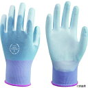 東和 857-S トワロン ウレタン背抜き手袋 快適背抜き3本指先強化 S