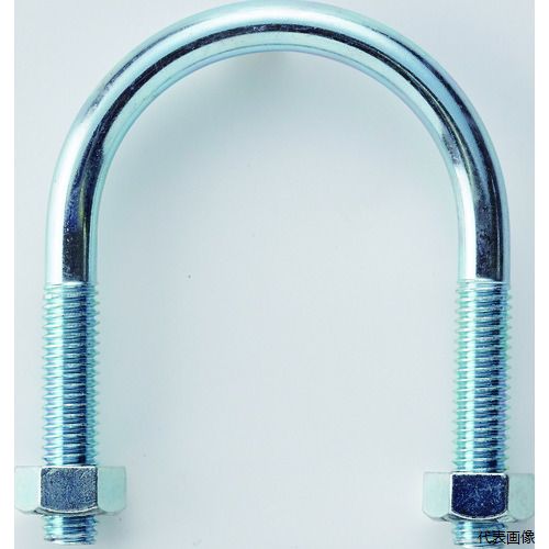 トラスコ TSGP2-BTM6-25A TRUSCO SGP用Uボルト 三価ユニクロ 呼び径25A ねじ径M6