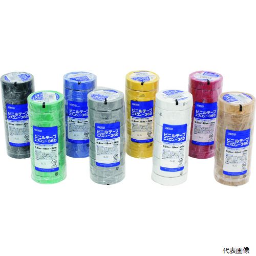 【スタンプラリー】積水化学工業 V360C1N 積水 エスロンテープ#360 19×10 若草
