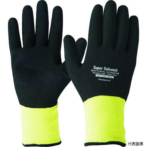 おたふく A-367-M ソフキャッチ エクストリームウォームオールコート Mサイズ ブラック×イエロー