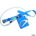 藤井電工 TB-LSA-590-BL4-M-BP TSUYORON 胴ベルト型墜落制止用器具(ロープタイプ) LSA(三つ打ちロープ) 青 Mサイズ 幅50MM×長さ1200MM(4)