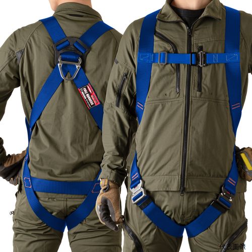 藤井電工 TH-510-OT-BL4-L-BX TSUYORON ライトハーネス ハーネス本体のみ 青 Lサイズ