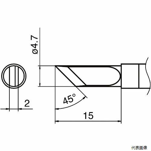 白光 T36-K こて先 K型