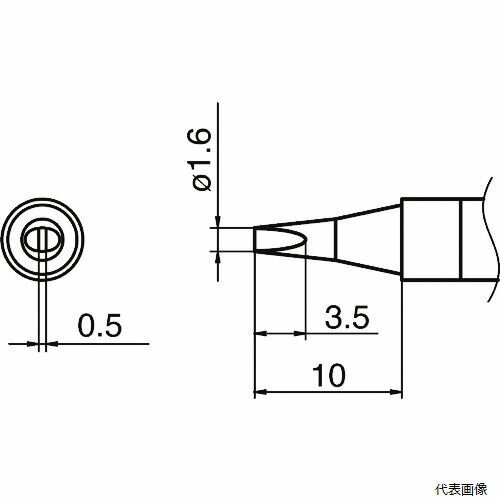 【特長】 ●こて先にメモリーチップが内蔵しており、こて先形状、シリアルNO、負荷回数、通電時間、鉛入り/無し使用設定など色々な情報が保存されます。 【仕様】 ●適合機種：FN-1010 ●FN-1010用 【入数】 ●1本 他のサイズはこちら 在庫のない商品は検索に表示されない場合がございます　
