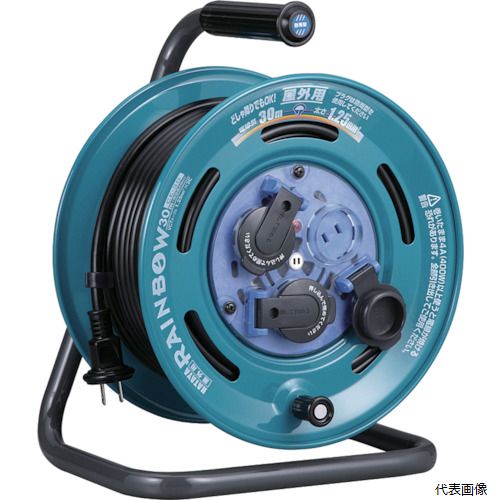 ハタヤリミテッド GE-30 ハタヤ コードリール 屋外用レインボーリール 単相100V 30m
