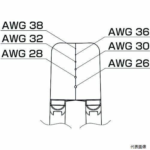 【仕様】 ●適合機種：FT802-81 ●適合電線：AWG26〜38 ●FT-802用 【入数】 ●1個 他のサイズはこちら 在庫のない商品は検索に表示されない場合がございます　