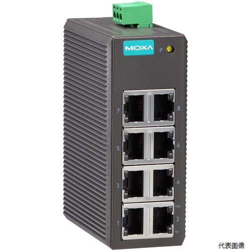 樂天商城 - 【スタンプラリー】 アイ・ビー・エス EDS-208 MOXA 8ポート(RJ45×8) エントリーレベル アンマネージド イーサネットスイッチ