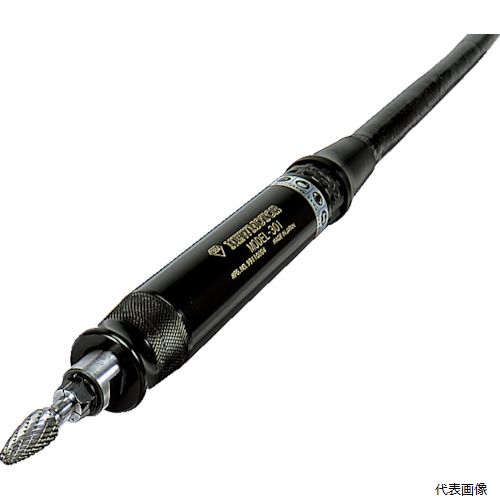 【特長】 ●6mm軸用ゼムニューモータの重研削用エアモータタイプです。 ●重切削時の振動、曲げ圧力がモータースピンドルに直接かからない構造で耐久性を実現しました。 【用途】 ●金属のバリ取り、面取り、研削、研磨に。 【仕様】 ●チャック内径(mm)：6 ●無負荷回転数(min［［の−1乗］］)：30000 ●空気消費量(［［M3］］/min)：0.18 ●ホース取付口：R1/4 ●排気：後方 ●全長(mm)：200 ●無負荷回転数(rpm)：30000 ●スロットル方式：ON/OFFバルブ ●適用軸径：6mm(別売コレット交換で3mm軸に対応可能) 【注意】 ●先端工具は別売です。 【入数】 ●1台 他のサイズはこちら 在庫のない商品は検索に表示されない場合がございます　