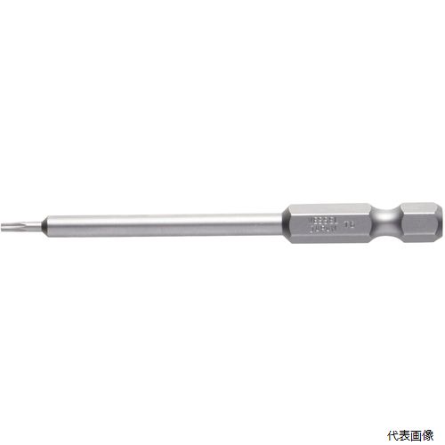 【特長】 ●トルクス［［R下］］ねじ専用ビットです。 【仕様】 ●刃先：T6 ●全長(mm)：75 ●シャンク径(mm)：6.35 ●呼称：J 【入数】 ●1本 他のサイズはこちら 在庫のない商品は検索に表示されない場合がございます　