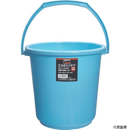 【特長】 ●環境型社会に対応する再生樹脂を使用しています。 ●内側に1L毎に目盛が付いています。 ●再生ポリプロピレン60％配合しています。 ●容量(L)：15 ●間口(mm)：313 ●奥行(mm)：313 ●高さ(mm)：302 ●色：ブルー ●適合フタ：RBK-15F ●フタ別売 ●耐熱温度：100℃ ●耐冷温度：-20℃ 【材質／仕上】 ●再生ポリプロピレン（PP）60% 【注意】 ●フタは別売です。 【入数】 ●1個 他のサイズはこちら 在庫のない商品は検索に表示されない場合がございます　