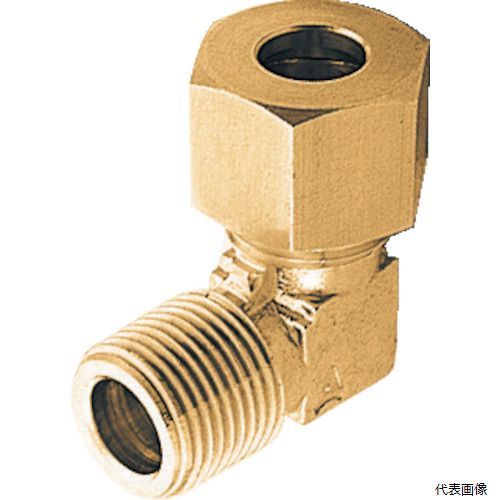 【用途】 ●銅管用継手。 【仕様】 ●適合銅管外径(mm)：10 ●ねじ：R1/4 ●六角対辺(mm)：21 ●寸法(mm)L：30 ●寸法(mm)L1：24 ●使用流体：水・空気・油 ●流体温度(℃)：-50〜150℃ ●使用圧力：3.45MPa 【材質／仕上】 ●黄銅（C3604、C3771） 【注意】 ●冷媒ガスには対応していません。 【入数】 ●1個 他のサイズはこちら 在庫のない商品は検索に表示されない場合がございます