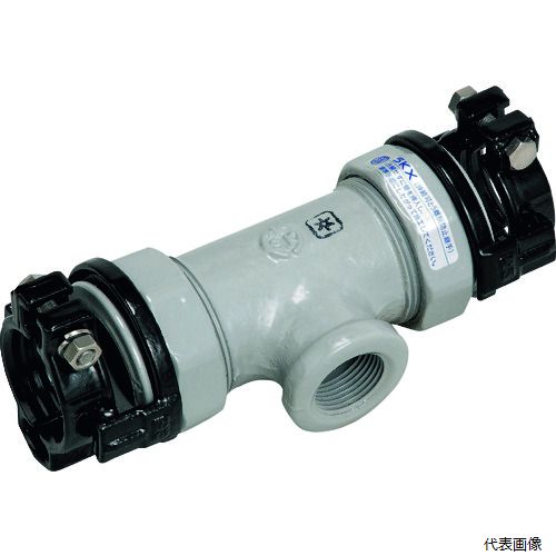 川西水道機器 SKXMT16X15 SKカワニシ 鋼管用継手 SKX枝部めねじ付チーズ 16×15A
