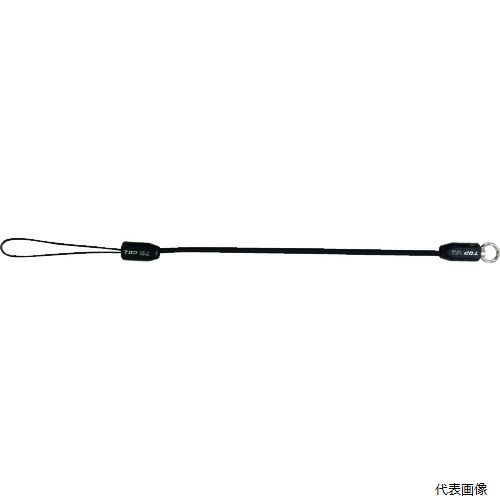 トップ工業 SFE-200BK TOP ちょい足しクッションコード(セーフティコード用延長ゴムコード)ブラック