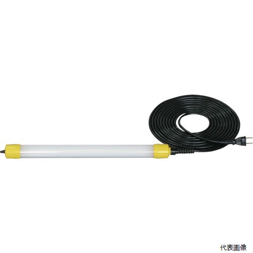 【特長】 ●外筒外径がφ30になり、ライトの取付寸法が低くなったことで取付可能場所が多くなりました。 ●外筒は耐薬品性で拡散板の役目も果たしており眩しさを低減しています。 ●電源が取れるところの補助照明としてご使用になれます。 【用途】 ●電源が取れるところの補助照明として 【仕様】 ●明るさ(lm)：820 ●幅(mm)：φ34 ●使用電池：AC100 ●全長(mm)：368 ●消費電力(W)：7 ●演色評価指数(CRI)：Ra80 ●入力コード(m)：SVCTF0.75・5m ●演色性：Ra80 ●コード長さ(m)：5 ●付属品：H-30×2 ●電源(V)：AC100 ●保護等級：IP66 ●電源：AC100V 【材質／仕上】 ●外筒：フルブライトPP　キャップ：耐薬ABS 【セット内容／付属品】 ●30φ固定ホルダー2個 【注意】 ●落とさないでくださいライト部分を破損する恐れがあります 【入数】 ●1個 他のサイズはこちら 在庫のない商品は検索に表示されない場合がございます　