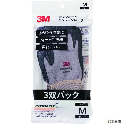 ꡼ GLOVE GRA M 3P 3M եȥåץ 졼 M (3Хѥå)
