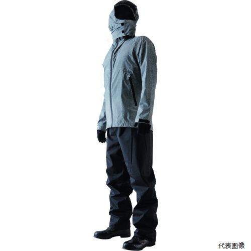 【スタンプラリー】 川西工業 3523GR-M 川西 視界良好レインスーツ〜廻るフード〜 Mサイズ