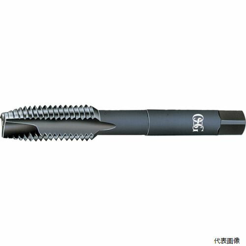 【特長】 ●ホモ処理により耐食性・耐摩耗性が向上しています。 ●一般用ポイントタップです。 ●溶着防止タイプです。 ●溶着しやすい被削材の通り穴の加工に適しています。 【用途】 ●通り穴加工用。 ●被削材：低・中・高炭素鋼、合金鋼、鋳鋼、熱可塑性プラスチック。 【仕様】 ●精度：OH4 ●精度表記：STD+1 ●呼び寸法：M10 ●ピッチ(mm)：1.5 ●ねじ長さ(mm)：24 ●全長(mm)：75 ●シャンク径(mm)：7 ●シャンク四角部(mm)：5.5 ●下穴径(mm)：8.5 ●食い付山数：5山 ●加工ねじ：メートルねじ ●表面処理：ホモ処理 ●タップ等級：OH級 【材質／仕上】 ●高速度鋼(HSS-E) 【入数】 ●1本 他のサイズはこちら 在庫のない商品は検索に表示されない場合がございます