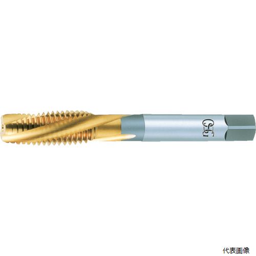 【特長】 ●完全リード送り機構付の機械専用です。 ●高速加工タイプです。 ●高速、高精度の通りねじ加工に適しています。 【用途】 ●通り穴加工用。 ●被削材：低・中・高炭素鋼、合金鋼、調質鋼(25〜35HRC)、ステンレス鋼、鋳鋼、銅、黄銅、黄銅鋳物、アルミ圧延材、アルミ合金鋳物、亜鉛合金鋳物、熱可塑性プラスチック。 【仕様】 ●精度：OH4 ●精度表記：STD ●呼び寸法：M8 ●ピッチ(mm)：1.25 ●ねじ長さ(mm)：22 ●全長(mm)：70 ●シャンク径(mm)：8 ●シャンク四角部(mm)：6 ●下穴径(mm)：6.75 ●食い付山数：6山 ●加工ねじ：メートルねじ ●表面処理：TiNコーティング ●タップ等級：OH級 【材質／仕上】 ●高速度鋼(HSS-E) 【注意】 ●このタップは完全同期リード送り機構を装備していない機械では、めねじ拡大や折損事故を起こしますので使用しないでください。 【入数】 ●1本 他のサイズはこちら 在庫のない商品は検索に表示されない場合がございます