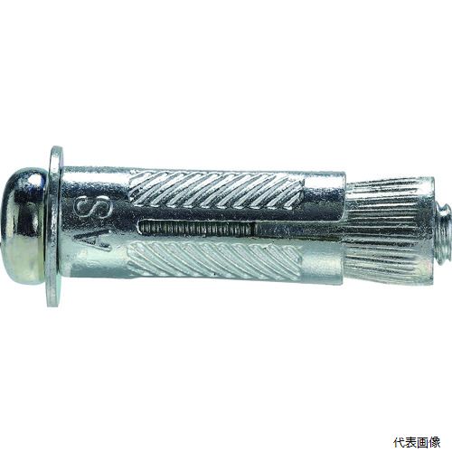 【特長】 ●ボルトの着脱が自在で、耐食性に優れています。 ●ボルト締め付けにより確実に施工できます。 【用途】 ●コンクリート・ブロック用。 【仕様】 ●ねじの呼び：M5 ●下穴径(mm)：8.5 ●埋込深さ(mm)：20 ●引張最大荷重(kN)：5.1 ●外径(mm)：8.0 ●長さ(mm)：30 ●ボルト形状：丸ワッシャー組込み十字穴付きボルト ●ボルト頭部形状：なべ頭 ●パック入 【材質／仕上】 ●コーン：亜鉛合金ダイカスト ●ボルト：スチール ●表面処理：三価クロメート処理 【注意】 ●引張最大荷重は、コンクリート強度Fc=21N/[[MM2]]時の値です。 ●穿孔深さは長さと同等です。 ●提供不可：SDS 【入数】 ●1Pk/14本 他のサイズはこちら 在庫のない商品は検索に表示されない場合がございます　