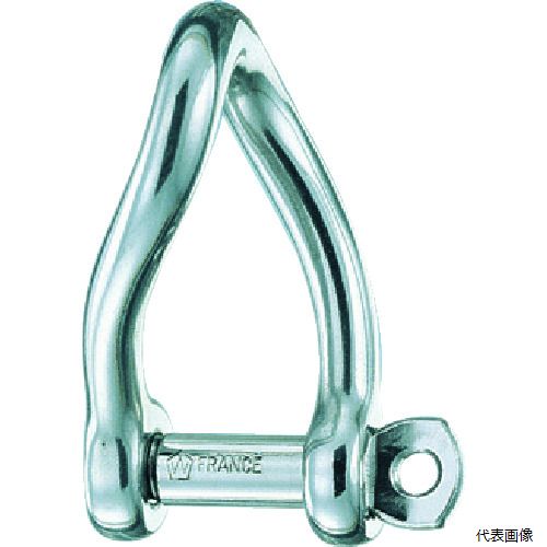 【特長】 ●丁寧に鍛造されたシャックルは非常に頑丈で使用荷重が大きく、安心して使用できます。 ●ステンレス(SUS316L)製で、非常に優れた耐食性があります。 ●Wichard社の特許技術によって製造されています。 【用途】 ●ロープ、ワイヤー、チェーンなど多目的な連結用として。 ●沿岸作業用として。 【仕様】 ●使用荷重(kN)：5.89 ●D(mm)：8 ●L1(mm)：40 ●寸法(mm)B：16 ●破断強度(kN)：29.43 【材質／仕上】 ●ステンレス(SUS316L) 【入数】 ●1個 他のサイズはこちら 在庫のない商品は検索に表示されない場合がございます　
