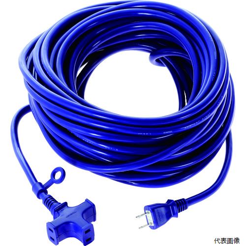 トラスコ TKC15-203PSVI TRUSCO 3個口ソフトタイプ延長コード 20m バイオレット