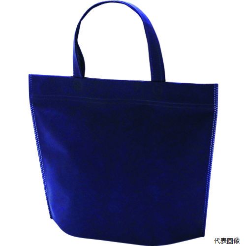【スタンプラリー】エーワン LC0629AD20 a-1 カラークール チャックシールトート 小 紺