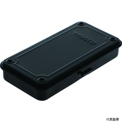 トラスコ T-19MBK TRUSCO トランク型工具箱 203X109X35 つや消しブラック