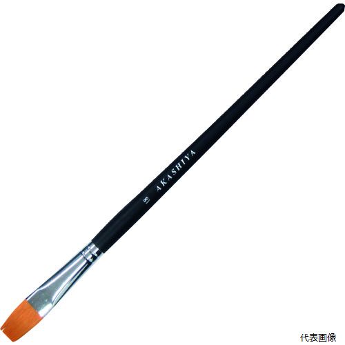 【特長】 ●人造毛画筆なので、なめらかなタッチでお手入れ簡単です。 ●毛抜けが少ない穂先です。 【用途】 ●水彩画、アクリル画からラッカー系の塗料用に。 【仕様】 ●規格：18号 ●全長(mm)：272 ●金具幅(mm)：16.2 ●毛材：ポリエステル毛 ●パック入数(本)：5 【材質／仕上】 ●原毛：ポリエステル毛 ●軸材質：木軸 【入数】 ●1本 他のサイズはこちら 在庫のない商品は検索に表示されない場合がございます