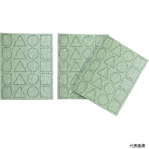 【特長】 ●使い分け可能なペーパー形状が4種類あります。 【用途】 ●ペンサンダー用に。 【仕様】 ●品名：ヤスリペーパー240番 ●適合機種：28594，26580 ●粒度(#)：240 ●番手(#)：240 ●各1シートに4種類の形状（丸、三角、四角、台形）が各5枚入 【入数】 ●1S/3SHT 他のサイズはこちら 在庫のない商品は検索に表示されない場合がございます　