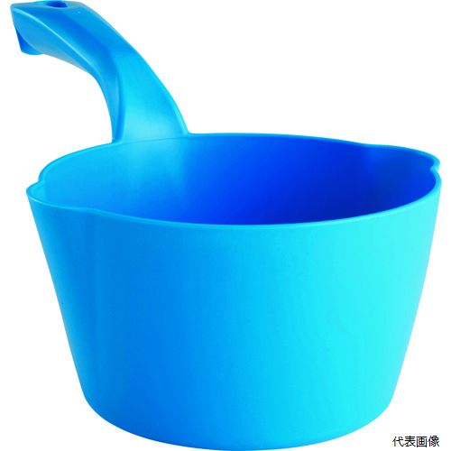 【特長】 ●粉末や液体をすくうスコップとして最適です。 ●食品衛生法適合品です。 【仕様】 ●色：ブルー ●縦(mm)：295 ●横(mm)：155 ●高さ(mm)：90 ●耐熱温度(℃)：100 ●計量目盛付き 【材質／仕上】 ●ポリプロピレン（PP) 【入数】 ●1個 他のサイズはこちら 在庫のない商品は検索に表示されない場合がございます