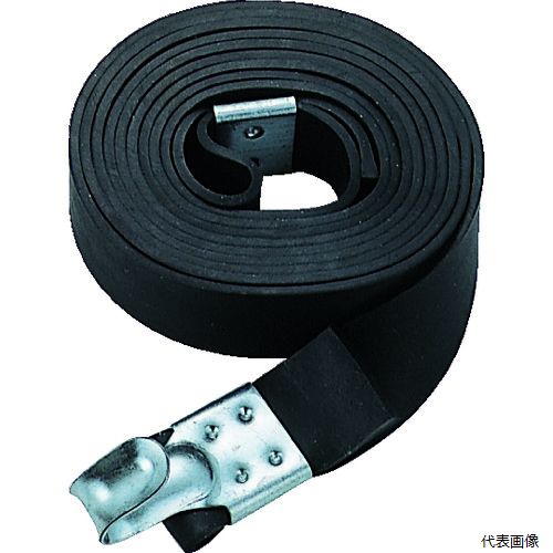 トラスコ GR-2010K TRUSCO ゴムロープ金具付 幅20mmX長さ1.0m 1Pk(袋)＝10本入