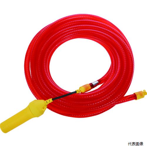 トラスコ LEDT10-R TRUSCO LEDチューブ 赤 22パイX10M 乾電池式