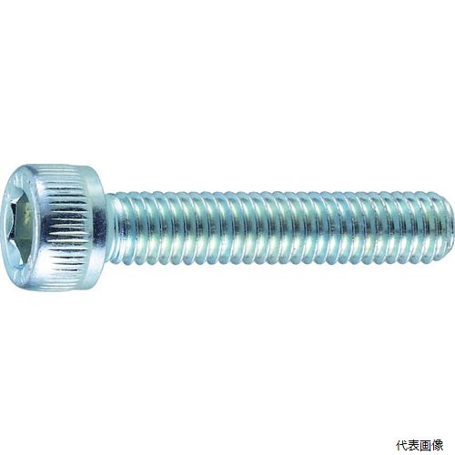 トラスコ B62-0505 TRUSCO 六角穴付ボルト ユニクロ 全ネジ M5×5 24本入 ／キャップボルト(CAP)