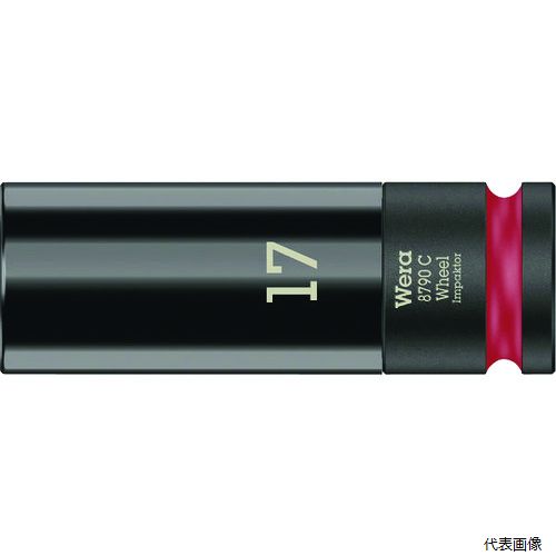 【特長】 ●インパクト用のホイールナットソケットです。 ●早回しスリーブ付きです。 ●面接触にナットの損傷を避けるためゴムコーティングを施しています。 ●色分けしているためサイズの選定が容易です。 【用途】 ●自動車整備用 【仕様】 ●差込角(mm)：12.7 ●対辺寸法(mm)：17 ●全長(mm)：85 ●対辺形状：6角 ●色：赤 ●ISO2936 【材質／仕上】 ●特殊合金鋼 【入数】 ●1個 他のサイズはこちら 在庫のない商品は検索に表示されない場合がございます　