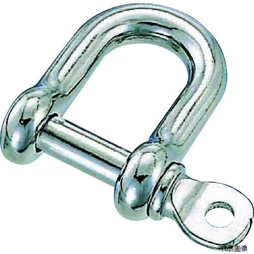 【特長】 ●ねじ込みタイプのスタンダードなシャックルです。 【用途】 ●連結金具として。 ●使用荷重(kN)：2.45 ●ねじ径：W5/16 ●B(mm)：16 ●L(mm)：32 ●D1(mm)：8 ●D2(mm)：8 ●d(mm)：16 【材質／仕上】 ●ステンレス（SUS316） 【入数】 ●1袋/1個 他のサイズはこちら 在庫のない商品は検索に表示されない場合がございます　