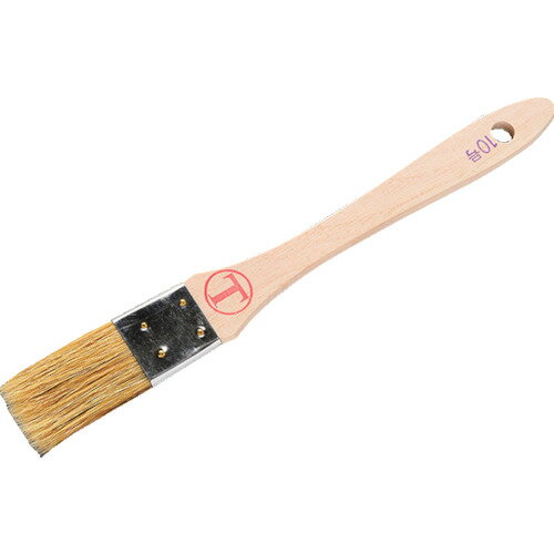 大塚刷毛製造 1052800010 大塚 豚毛 金巻 平 白 10号