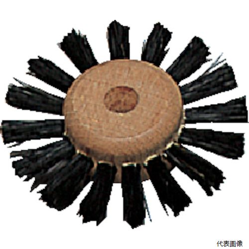 トラスコ BW-48 TRUSCO ブラシホイール 外径Φ48 豚毛1行
