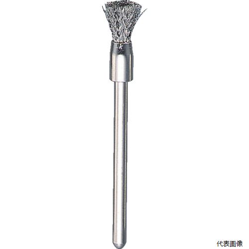トラスコ 53E-4 TRUSCO エンド型ブラシ ステンレス 線0.1X筒径Φ5X軸Φ3