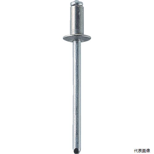 ポップリベットファスナー TAP-D52BS POP オープンリベット(アルミ鉄)φ4.0、TAPD52BS (1000本入)