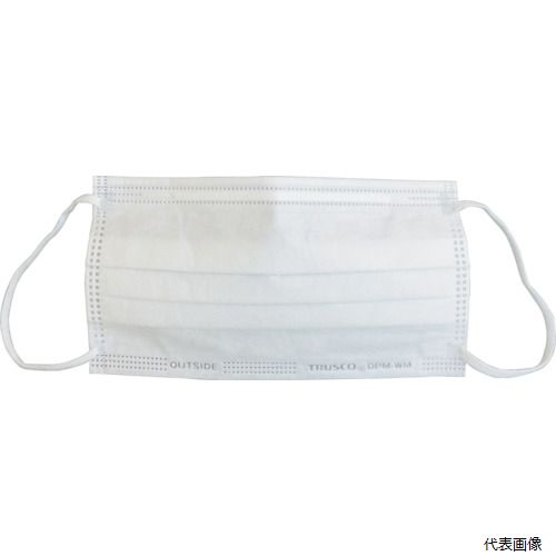 トラスコ DPM-WM TRUSCO ホワイトマスク 3層タイプ(50枚入)
