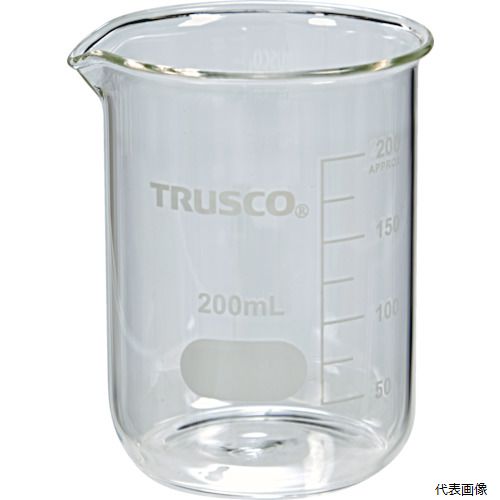 トラスコ GB-200 TRUSCO ガラスビーカー 200ml